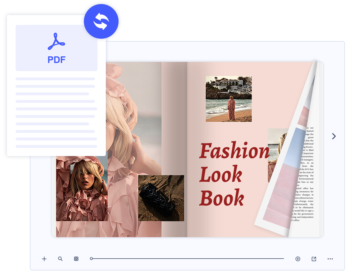 create digital lookbook from pdf