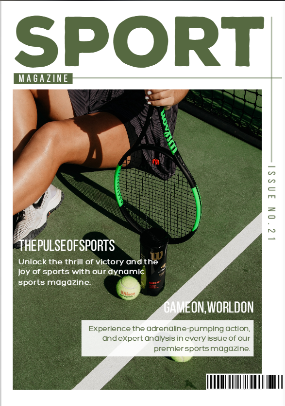 sports magazine template